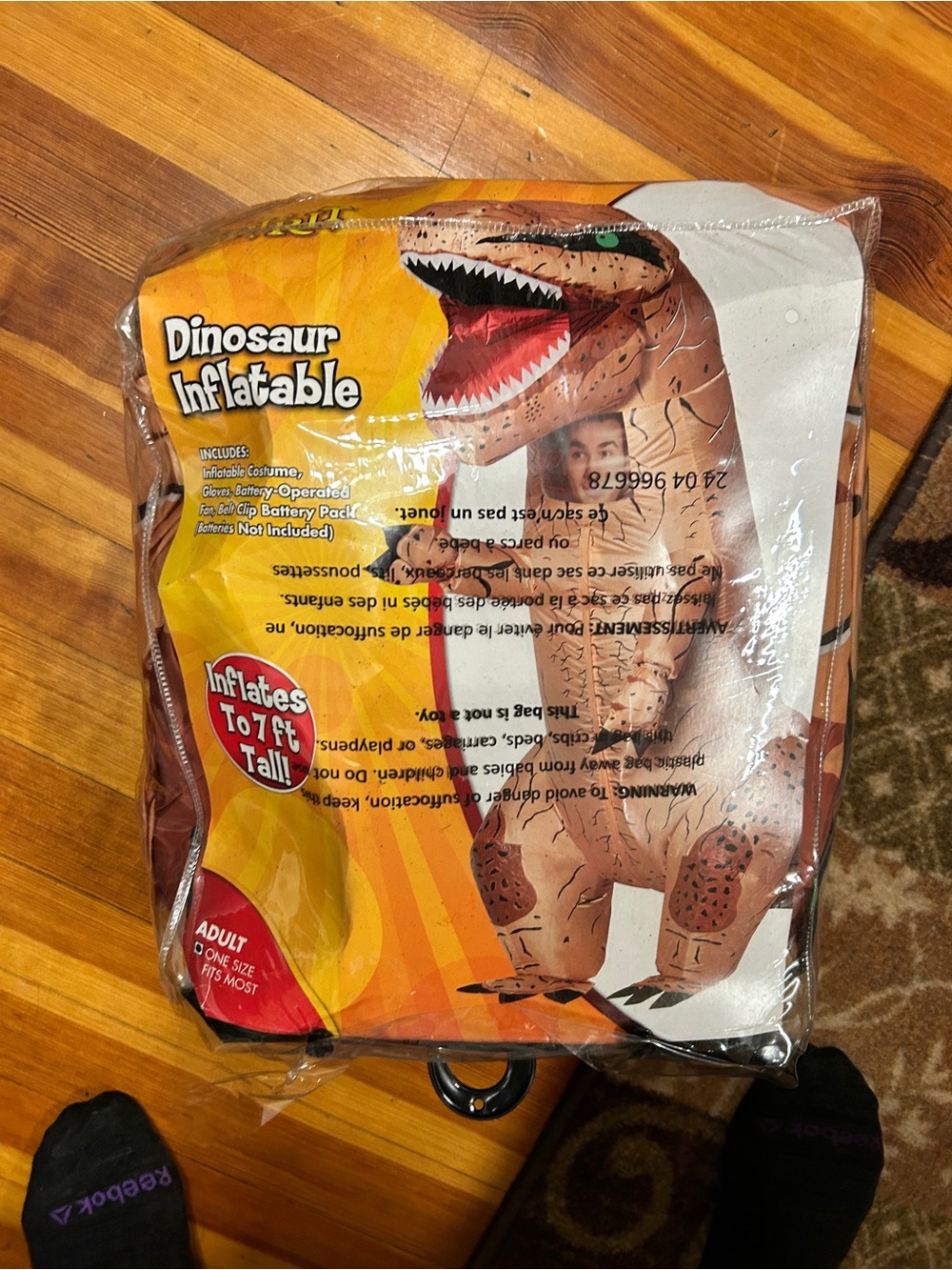 Spirit Halloween Unisex Inflatable Dinosaur Costume